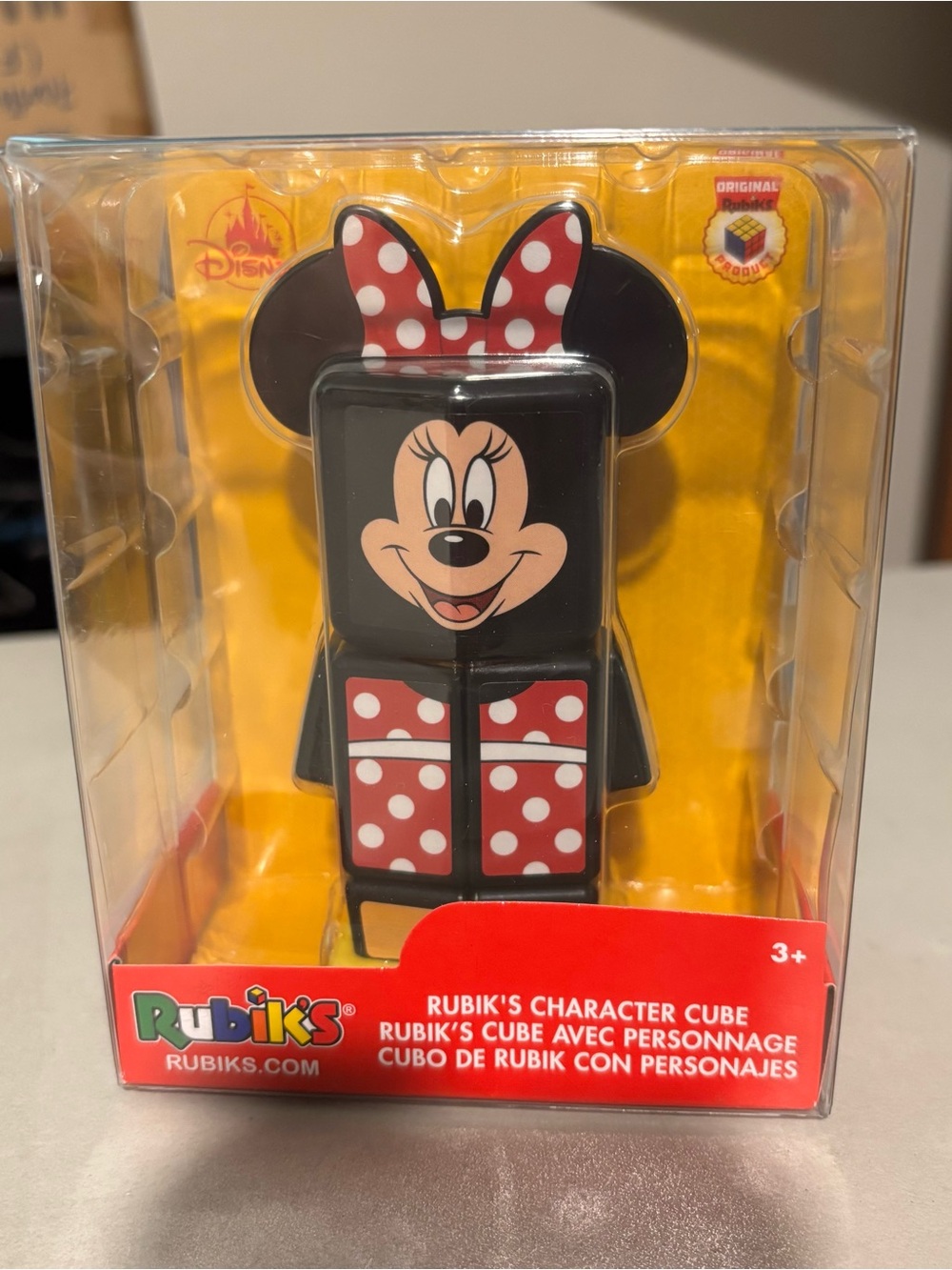 Rubik's Minnie Mouse Character Cube Toy - Black & Red